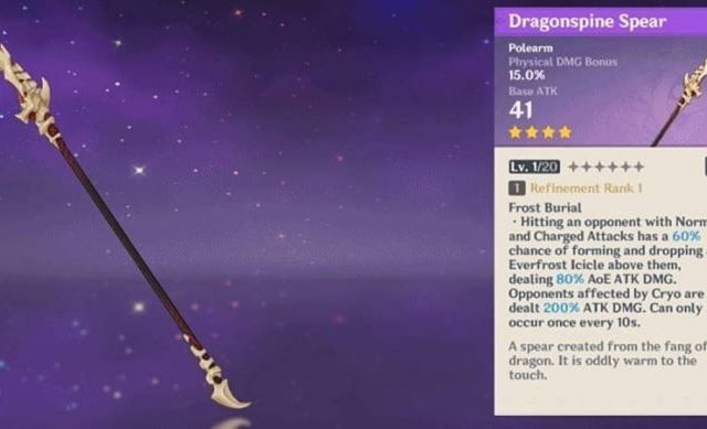 Dragonspine Spear