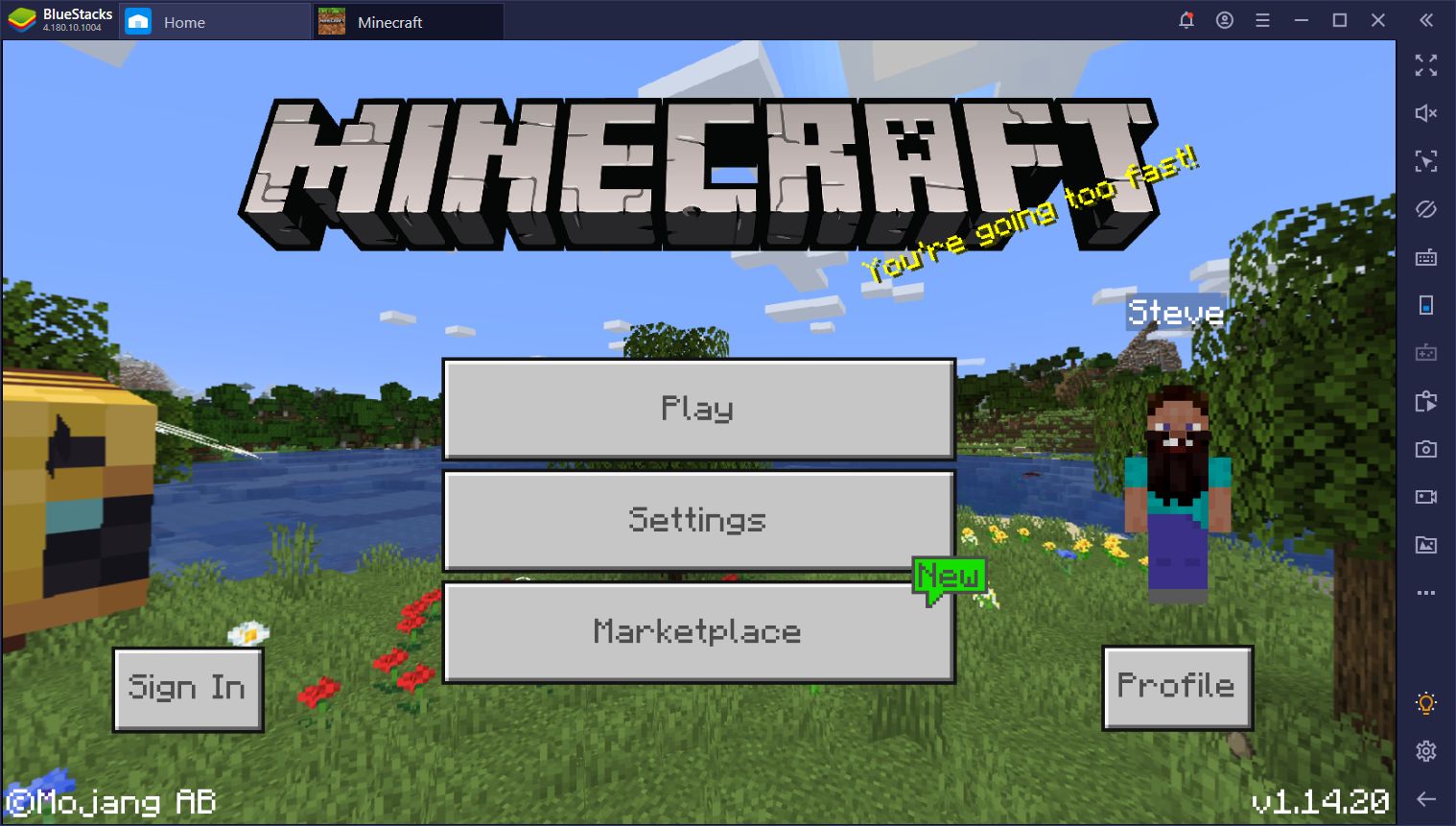 Minecraft Bluestacks